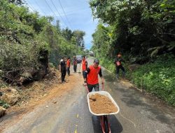 Longsor di Pagar Alam Tutupi Sempat Badan Jalan, Sudah Bisa Dilalui